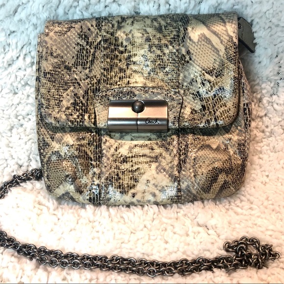 Handbags - Coach Ltd. edition python leather crossbod…